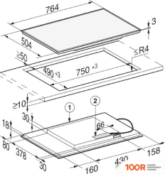 Варочная панель Miele KM 7210 FR (24753)
