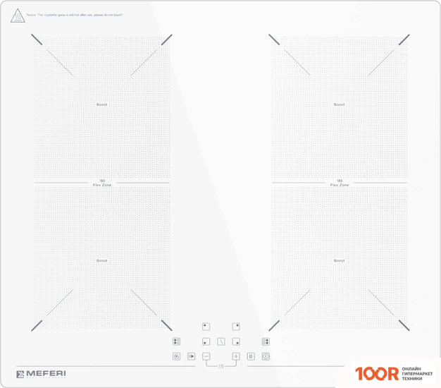 Варочная панель Meferi MIH604WH ULTRA (24634)