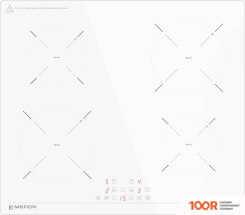 Варочная панель Meferi MIH604WH POWER (24633)