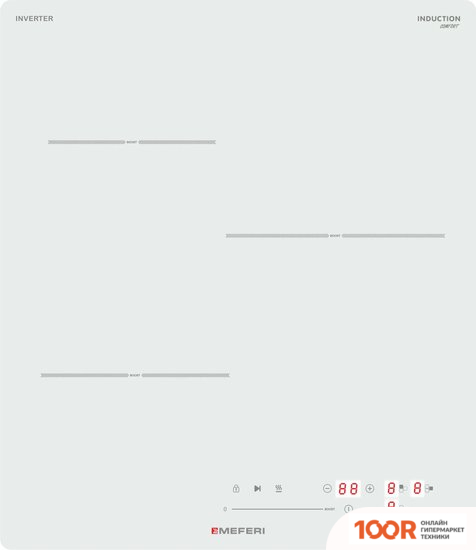 Варочная панель Meferi MIH453WH COMFORT (24622)