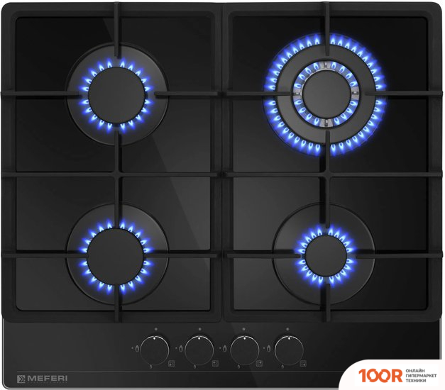 Варочная панель Meferi MGH604BK GLASS POWER (24604)