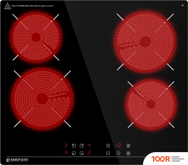 Варочная панель Meferi MEH604BK LIGHT (24595)
