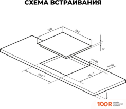 Варочная панель LEX EVI 641B WH (24156)