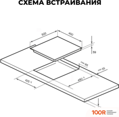 Варочная панель LEX EVI 431A WH (24139)
