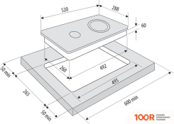 Варочная панель Krona CORTO 30 BL (23857)