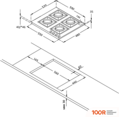 Варочная панель Korting HG 674 CTSN (23731)