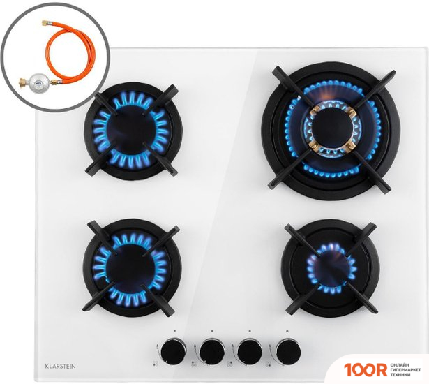 Варочная панель Klarstein GOLDFLAME 4 (БЕЛЫЙ) (23656)