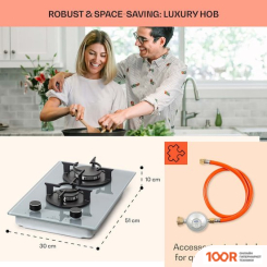 Варочная панель Klarstein FIRETALE 2 (СЕРЫЙ) (23647)