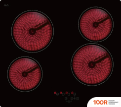 Варочная панель Hyundai HHE 6410 BG (23405)