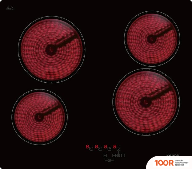 Варочная панель Hyundai HHE 6410 BG (23405)