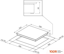 Варочная панель Graude IK 60.0 AS (22957)