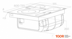 Варочная панель Elica NIKOLATESLA FIT 3Z BL/A/72 (22386)