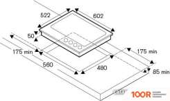 Варочная панель Bertazzoni P604LHERAX (21712)