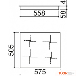 Варочная панель Barazza 1PIDG64N (21606)