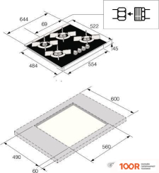 Варочная панель ASKO HG8640BGB1 (21548)