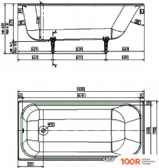 Ванна Wotte START 160Х75 (21382)