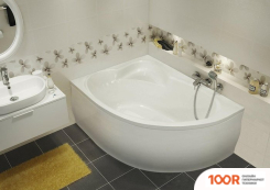 Ванна Ventospa NIKA 160X105R (С КАРКАСОМ И ЭКРАНОМ) (21268)