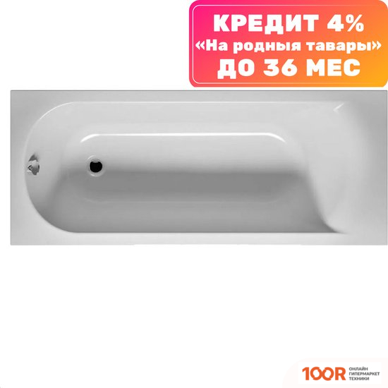 Ванна Ventospa DERIA 180X80 (С КАРКАСОМ И ЭКРАНОМ) (21215)