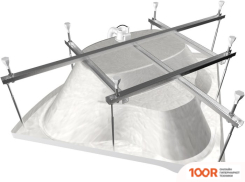 Ванна Triton ТРОЯ 150X150 (С КАРКАСОМ, ЭКРАНОМ И СИФОНОМ) (21143)