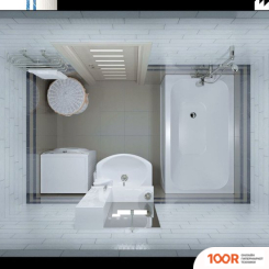 Ванна Triton СТАНДАРТ 120X70 (С НОЖКАМИ) (21087)