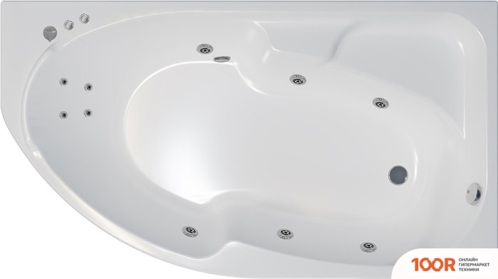 Ванна Triton СОФИЯ ГИДРОМАССАЖНАЯ 170Х95R СТАНДАРТ (21084)