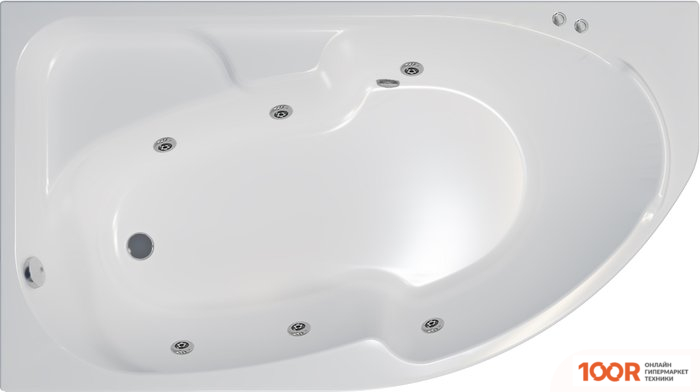 Ванна Triton СОФИЯ ГИДРОМАССАЖНАЯ 170Х95L БАЗОВАЯ (21073)