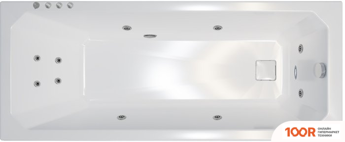 Ванна Triton ПРАГА ГИДРОМАССАЖНАЯ 180X80 КОМФОРТ (21027)