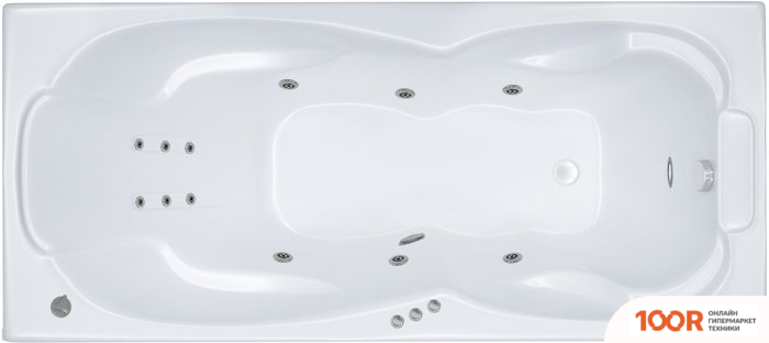 Ванна Triton ПЕРСЕЙ 190X90 КОМФОРТ FLAT (С ГИДРОМАССАЖЕМ) (20969)