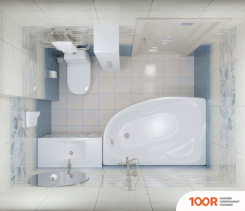 Ванна Triton НИКОЛЬ 160X100R (С КАРКАСОМ, ЭКРАНОМ И СИФОНОМ) (20938)