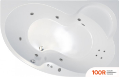 Ванна Triton МАРИ 170X110 L СТАНДАРТ FLAT (С ГИДРОМАССАЖЕМ) (20876)