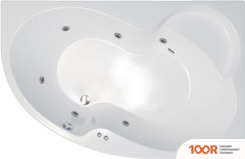 Ванна Triton МАРИ 170X110 L БАЗОВАЯ FLAT (С ГИДРОМАССАЖЕМ) (20872)