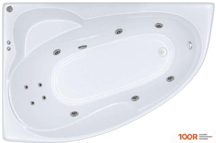 Ванна Triton ИЗАБЕЛЬ ГИДРОМАССАЖНАЯ 170X100L СТАНДАРТ (20820)
