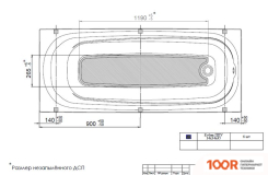 Ванна Triton ЕВРОПА 180Х70 (С НОЖКАМИ) (20797)