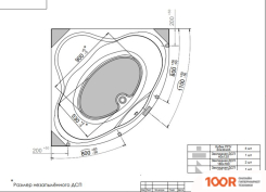 Ванна Triton ГРАЦИЯ ГИДРОМАССАЖНАЯ 140Х140 РЕЛАКС (20725)