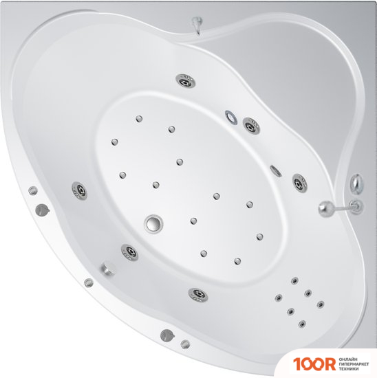 Ванна Triton ГРАЦИЯ ГИДРОМАССАЖНАЯ 140Х140 ПРЕМИУМ (20724)