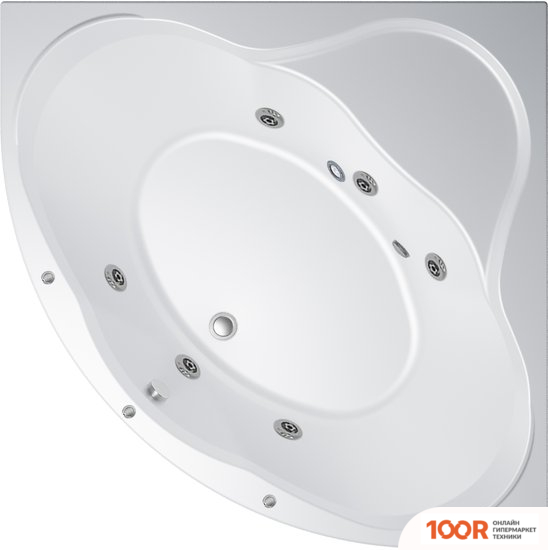 Ванна Triton ГРАЦИЯ 140X140 РЕЛАКС FLAT (С ГИДРОМАССАЖЕМ) (20716)