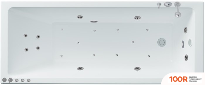 Ванна Triton АУРА ГИДРОМАССАЖНАЯ 150Х70 ПРЕМИУМ (20651)
