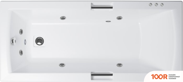 Ванна Triton АЛЕКСА ГИДРОМАССАЖНАЯ 170X75 РЕЛАКС (20622)