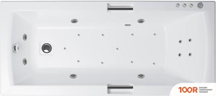 Ванна Triton АЛЕКСА ГИДРОМАССАЖНАЯ 170X75 ЛЮКС (20621)