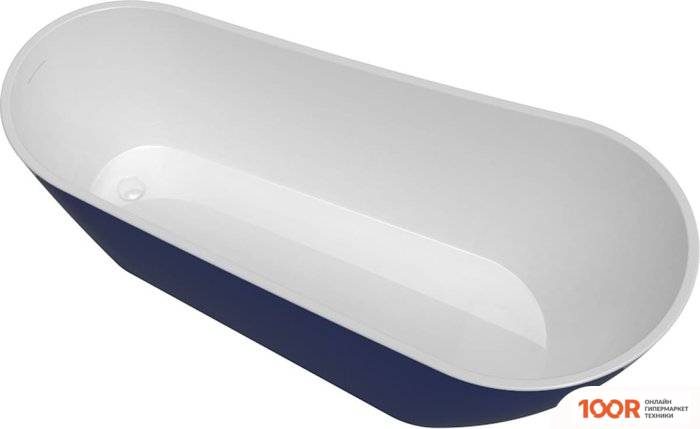 Ванна Teymi SOLLI 170X74X75 T130110 (ЧЕРНЫЙ МАТОВЫЙ) (20567)