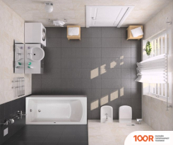 Ванна Santek МОНАКО XL 170X75 (С КАРКАСОМ И ЭКРАНОМ) (20520)