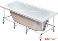 Ванна Santek КАСАБЛАНКА XL 180X80 1WH302482 (С КАРКАСОМ И ЭКРАНОМ) (20506)