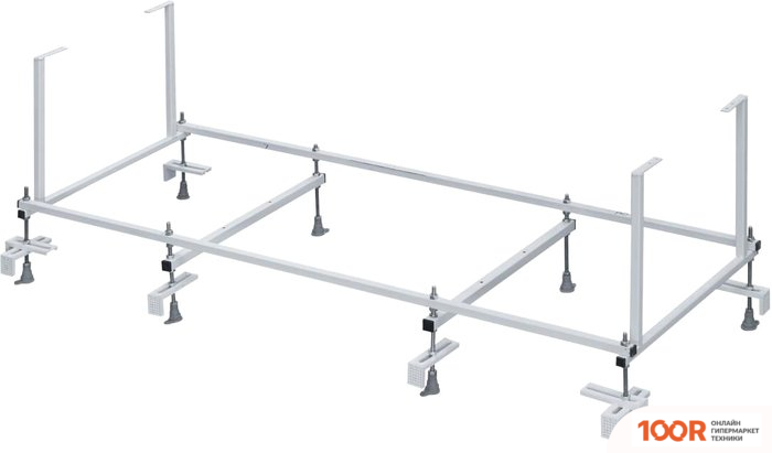 Ванна Santek КАСАБЛАНКА XL 170X80 1WH302441 (С КАРКАСОМ И ЭКРАНОМ) (20505)