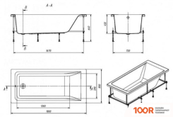 Ванна Roca EASY 180X80 248618000 (20409)