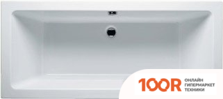 Ванна Riho LUSSO 180X80 BA98005 (С НОЖКАМИ И ЭКРАНОМ) (20251)