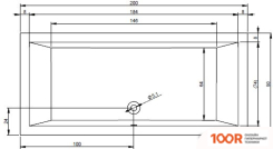 Ванна Riho LUGO 200X90 BT06 (С НОЖКАМИ) (20238)