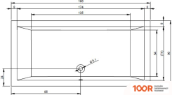 Ванна Riho LUGO 190X90 (БЕЗ НОЖЕК) (20235)