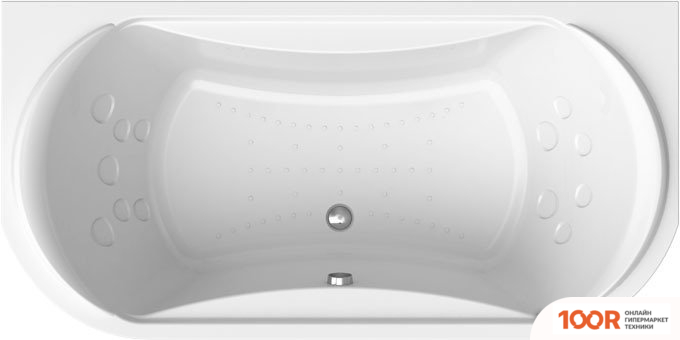 Ванна Radomir ТИТАН-ЛОНГ 200X100 1-01-2-0-1-040К (СИФОН ХРОМ) (20046)