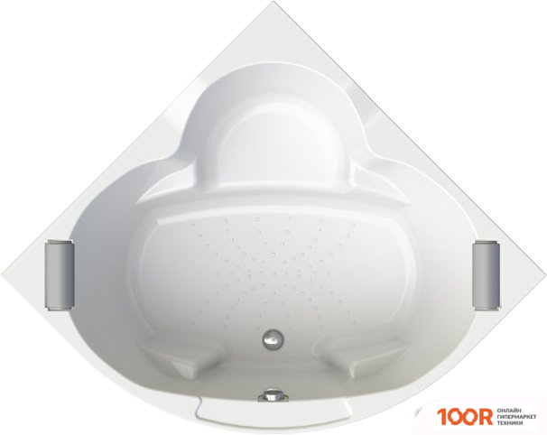 Ванна Radomir СОРРЕНТО 2 140X140 1-01-2-0-9-038К (ХРОМ СЛИВ) (20031)