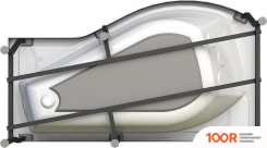 Ванна Radomir МИРАНДА ТЕРАПИЯ 168Х95 2-81-2-2-0-209 (С ГИДРОМАССАЖЕМ, ПРАВЫЙ) (19961)